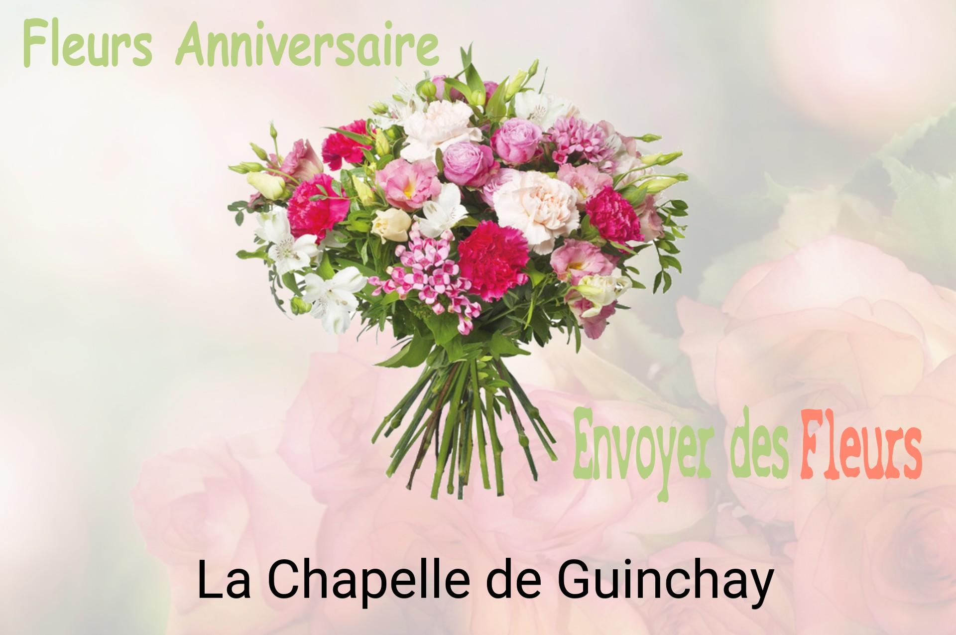 Bouquet de fleurs d’anniversaire livré à La Chapelle-de-Guinchay