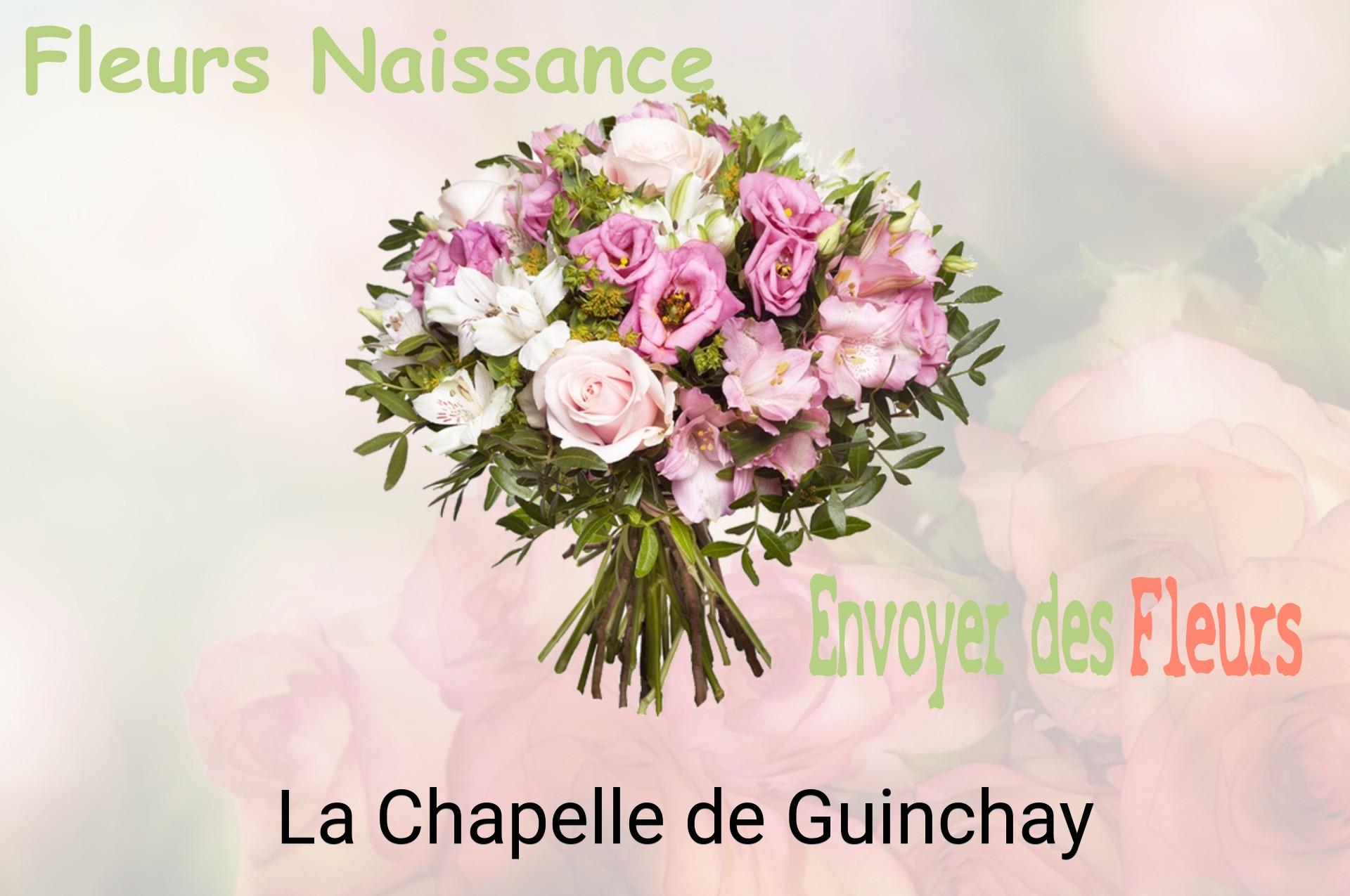 Bouquet de fleurs de naissance livré à La Chapelle-de-Guinchay